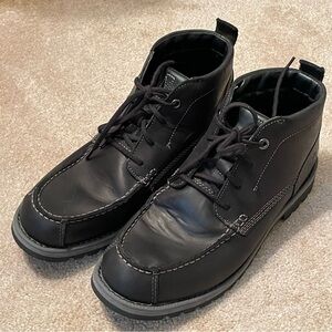 Timberland Grantly Moc Toe Chukka Boots Men’s Size 8.5 Matte Black Ortholite